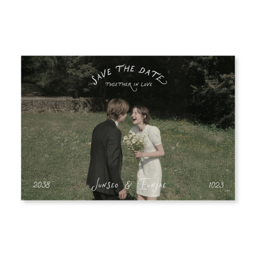 Together In Love 청첩장