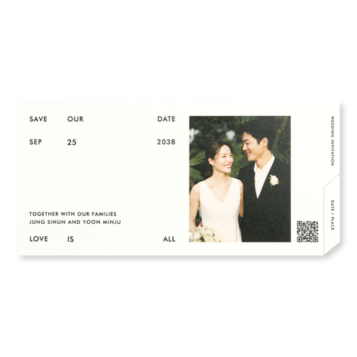 Wedding Ticket 청첩장