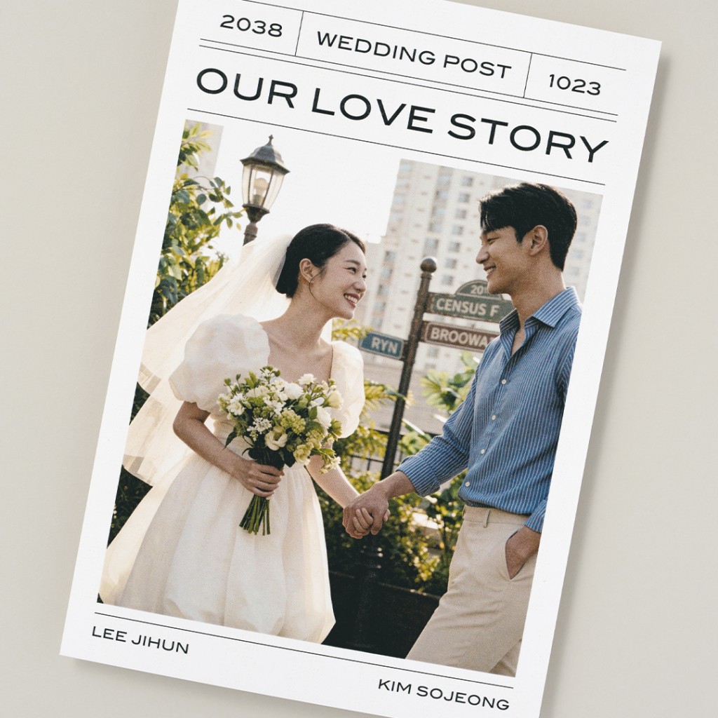 Our Wedding News 청첩장 미리보기 3
