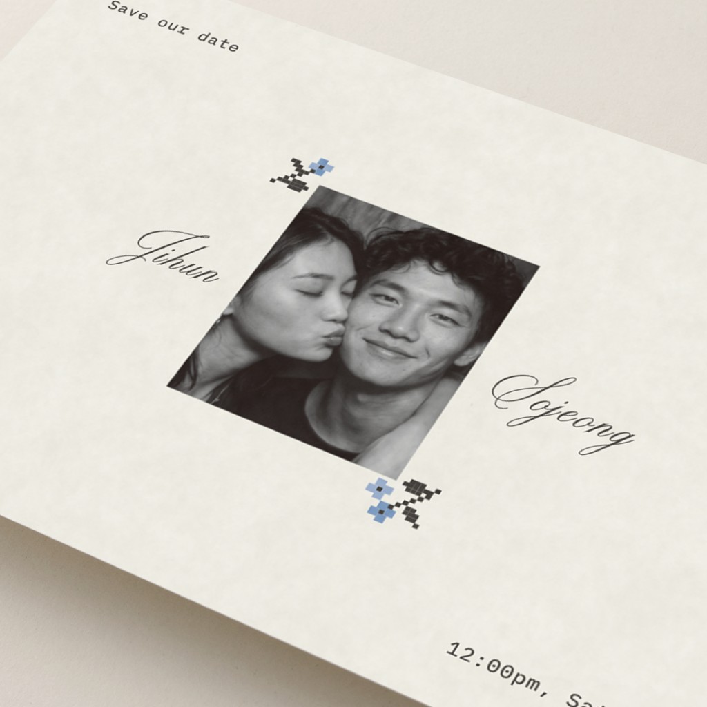 With Love (Blue ver.) 청첩장 미리보기 3