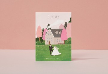 관련 상품 DEAR. FEBRUARY  포 시즌 청첩장