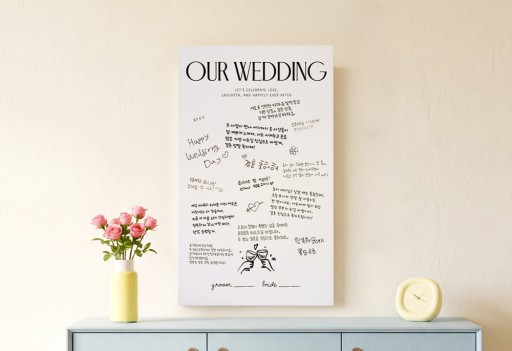 게스트보드_Our Wedding 방명록 부가상품