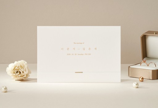 골드라인 (금박) ESSENTIAL 청첩장