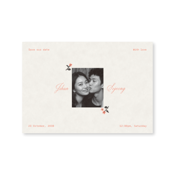 관련 상품 With Love (Orange ver.) 청첩장